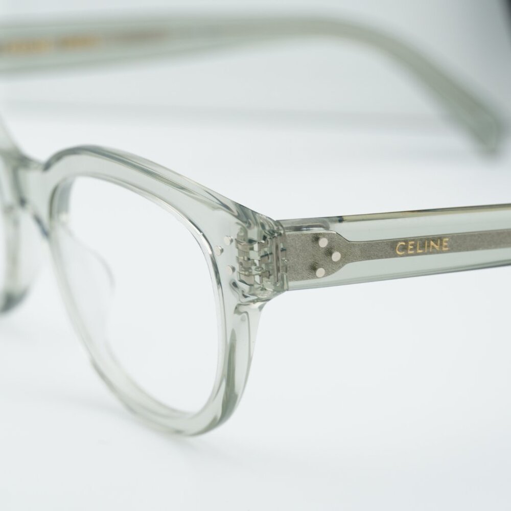 Celine CL50109I 093 Square Eyeglasses - Teal 51mm - Picture 9 of 10